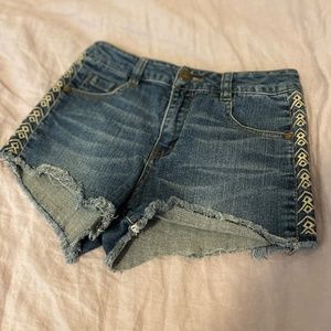 High Waisted Jean Shorts